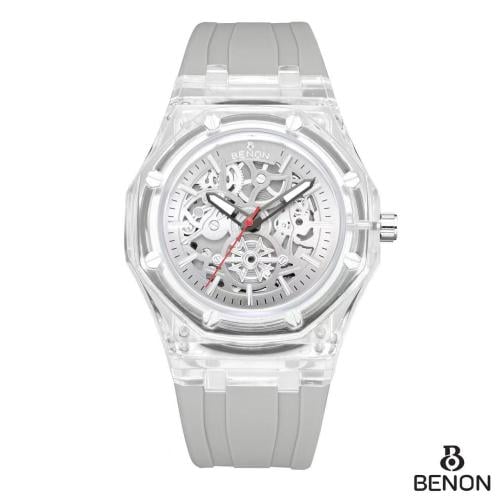 Benyon Rebell transparent watch for men