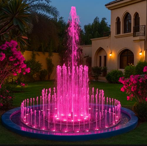 نافورة راقصة دائرية مقاس 3 متر