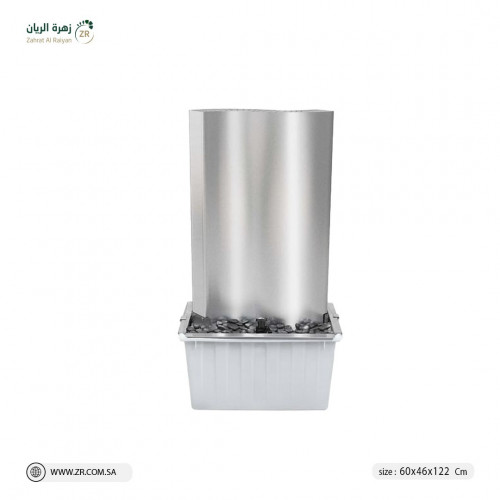 نافورة ستانلس ستيل بقاعدة مخفية (امكانية دفنها تحت...