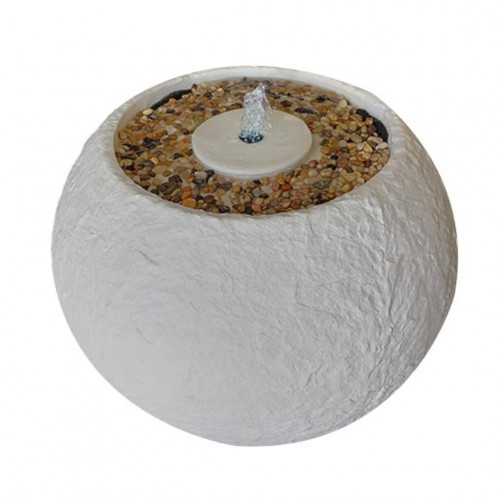 نافورة بتصميم حجري كروية