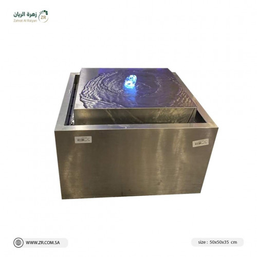 نافورة ستيل مقاس 50cmX50cmX35cm