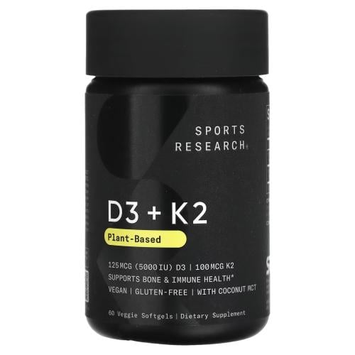 سبورتس ريسيرش فيتامين D3 + K2