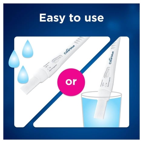 كلير بلو اختبار الحمل 2 حبه Clearblue