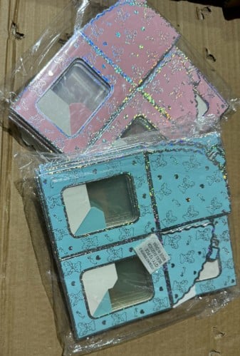 Cardboard gift box, assembled, 10*10cm