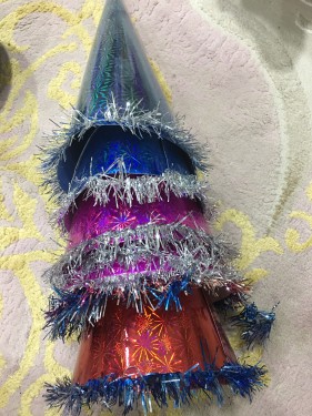 A dozen party hats