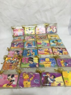 A full bag of gift cards