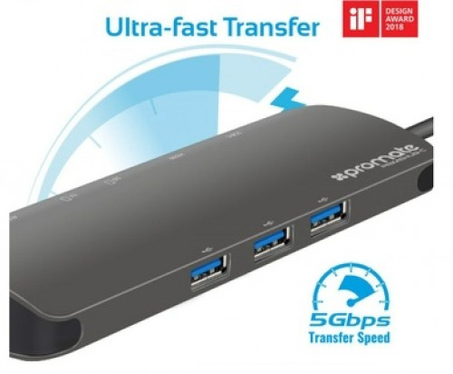 محول من مدخل تايب سي الى 8 مداخل من بروميت