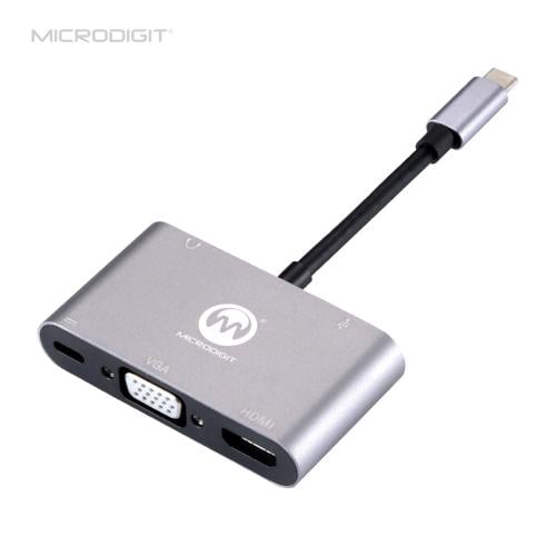 محول تايب سي 5 في 1 مايكروديجيت