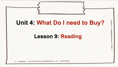 درس - Super Goal 3 - unit 4 - Reading