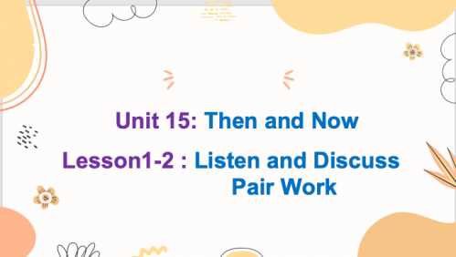 درس - Super Goal 1 - unit 15 - Listen and Discuss...