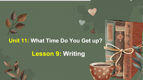 Super Goal 1 - Unit 11 - Writing