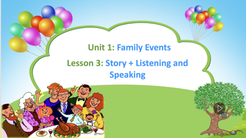 Top Goal - unit 1 - Family Events - Lesson 3 ( Sto...