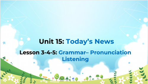 درس - Super Goal 2 - unit 15 - Grammar - Listening...