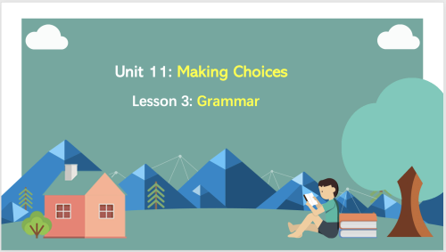 Super Goal 3 - Unit 11 - Grammar - ترم ثالث