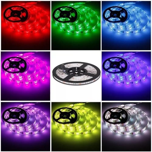 شريط ليد USB مع ريموت 5 متر - 3 متر