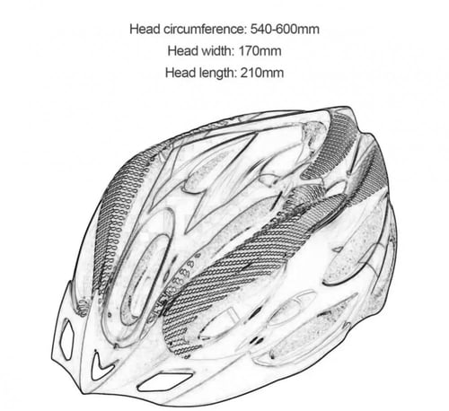 خوذة دراجة هوائية مريحة بتصميم انسيابي وفتحات تهوي...