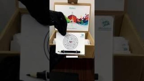 كرت توزيعات تلوين - خريطة السعودية