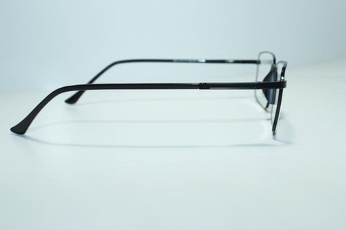 نظارة طبية رجالية ريترو اسود