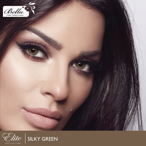 عدسات لاصقة بيلا SILKY GREEN للزينة