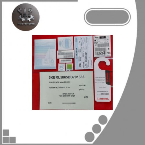 بكج ستكرات ( هوندا )