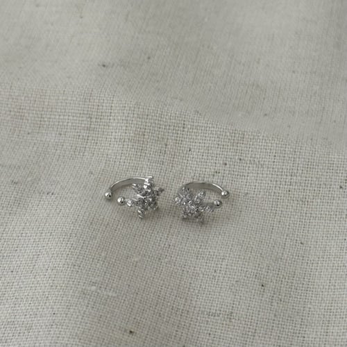 Crystals cuff earrings