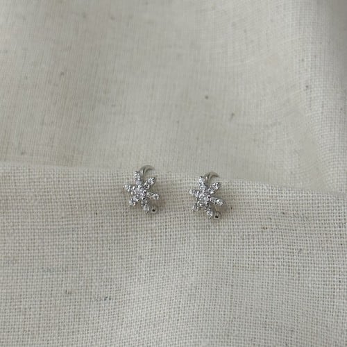 Crystals cuff earrings