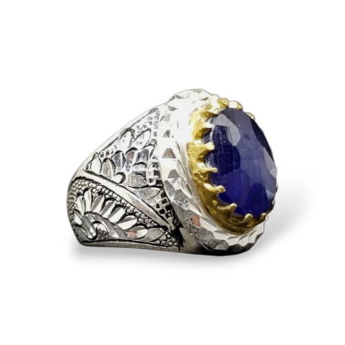 خاتم زفير طبيعي صياغة (كرار)