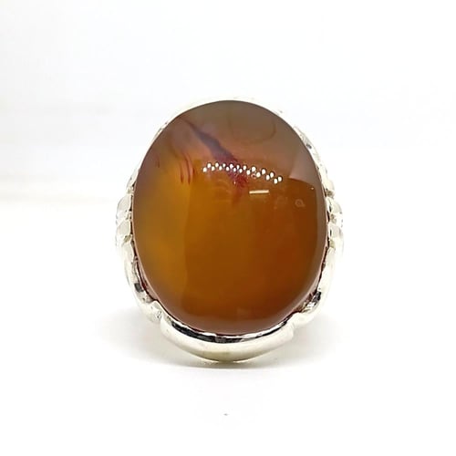 خاتم عقيق يماني كبدي