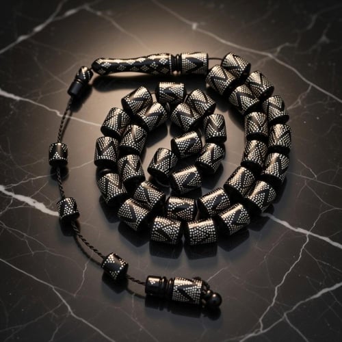 سبحة كوك مطعم فضة