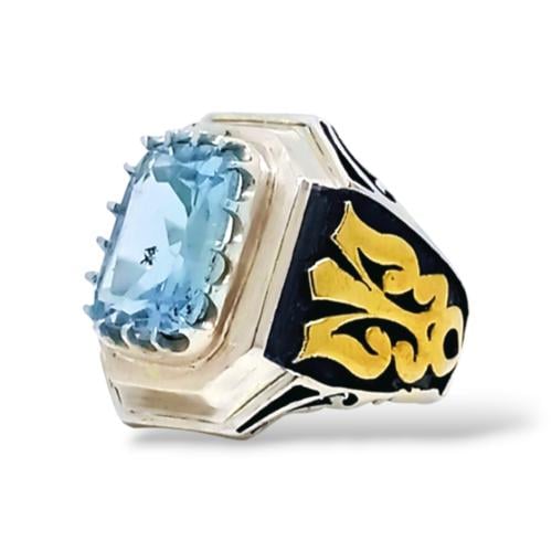 خاتم توباز صياغة يدوية