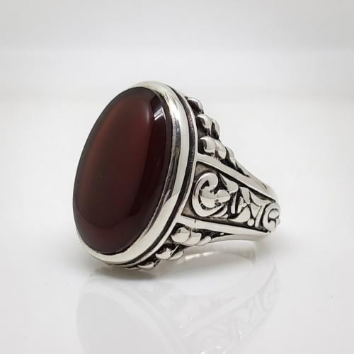 خاتم عقيق يماني كرزي