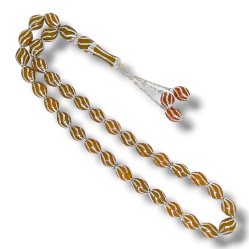 سبحة مع فضة