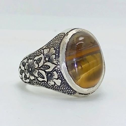 خاتم عين النمر طبيعي