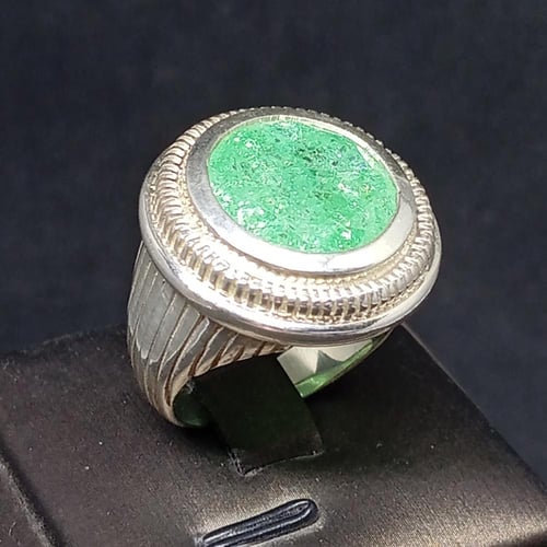 خاتم زمرد صياغة يدوية