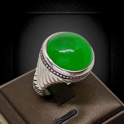 خاتم جاد بورمي بشهادة MGL