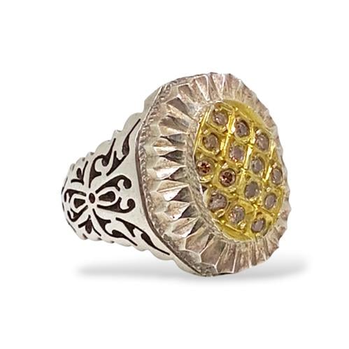 خاتم الماس صياغة يدوية