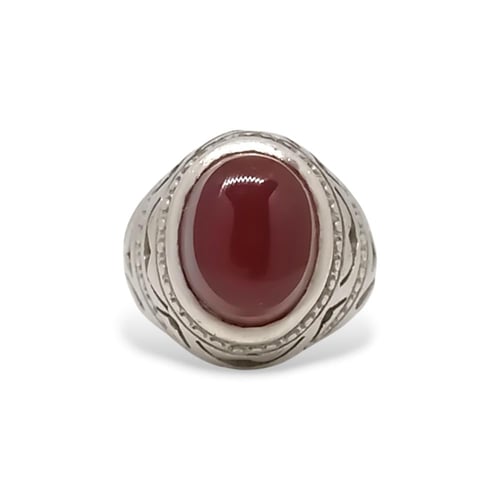 خاتم عقيق يماني كبدي