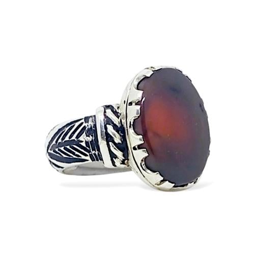 خاتم عقيق يماني كبدي