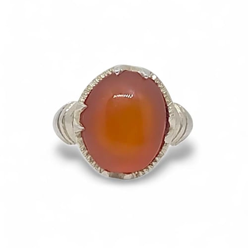 خاتم عقيق طبيعي