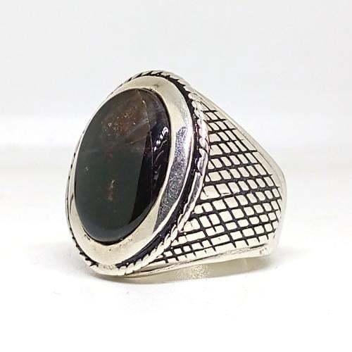 خاتم عقيق طبيعي