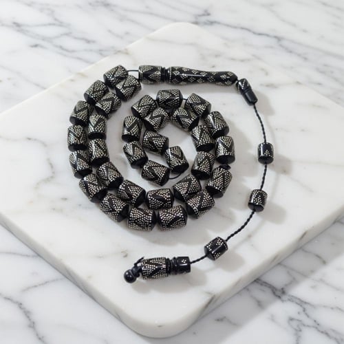 سبحة كوك مطعم فضة