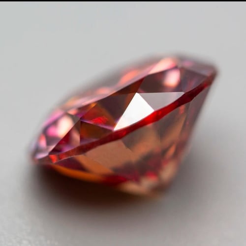 حجر موزنايت 3 قيراط بشهادة GRA