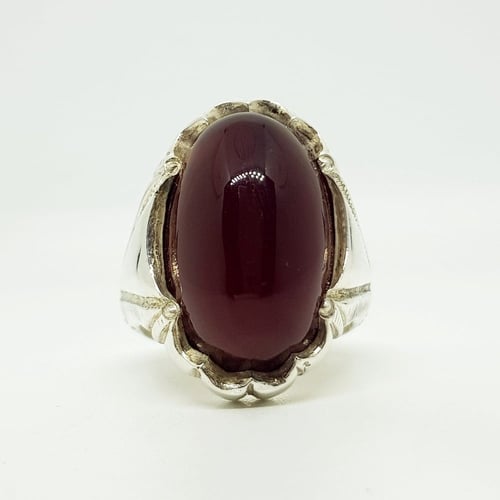 خاتم عقيق يماني صياغة غلام