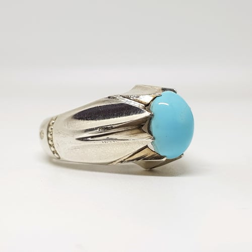 خاتم فيروز طبيعي