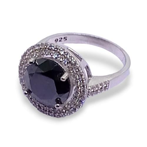 خاتم موزنايت 4 قيراط بشهادة