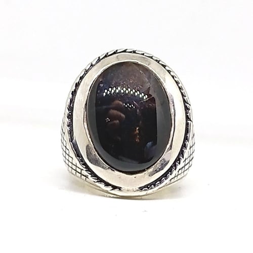 خاتم عقيق طبيعي