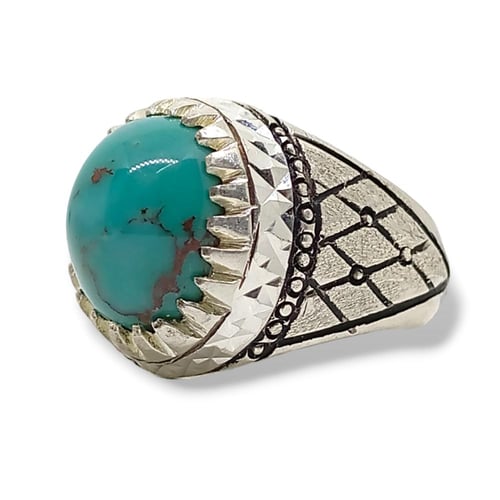 خاتم فيروز إيراني صياغة مهدي