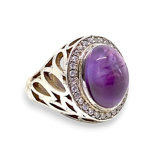 خاتم جمشت اماتيست طبيعي