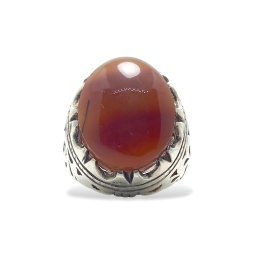 خاتم عقيق يماني كبدي