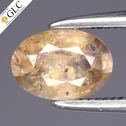 حجر زركون طبيعي (1) قيراط GLC